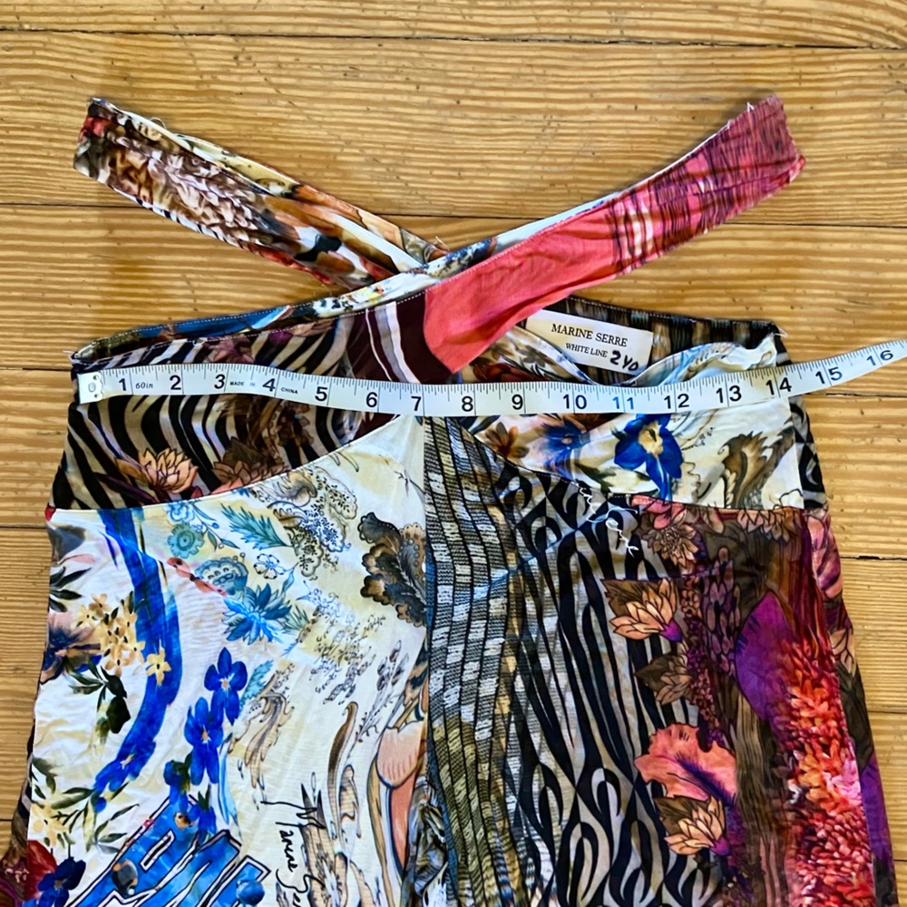 Marine Serre Multicolor Patterned Pants - image 8